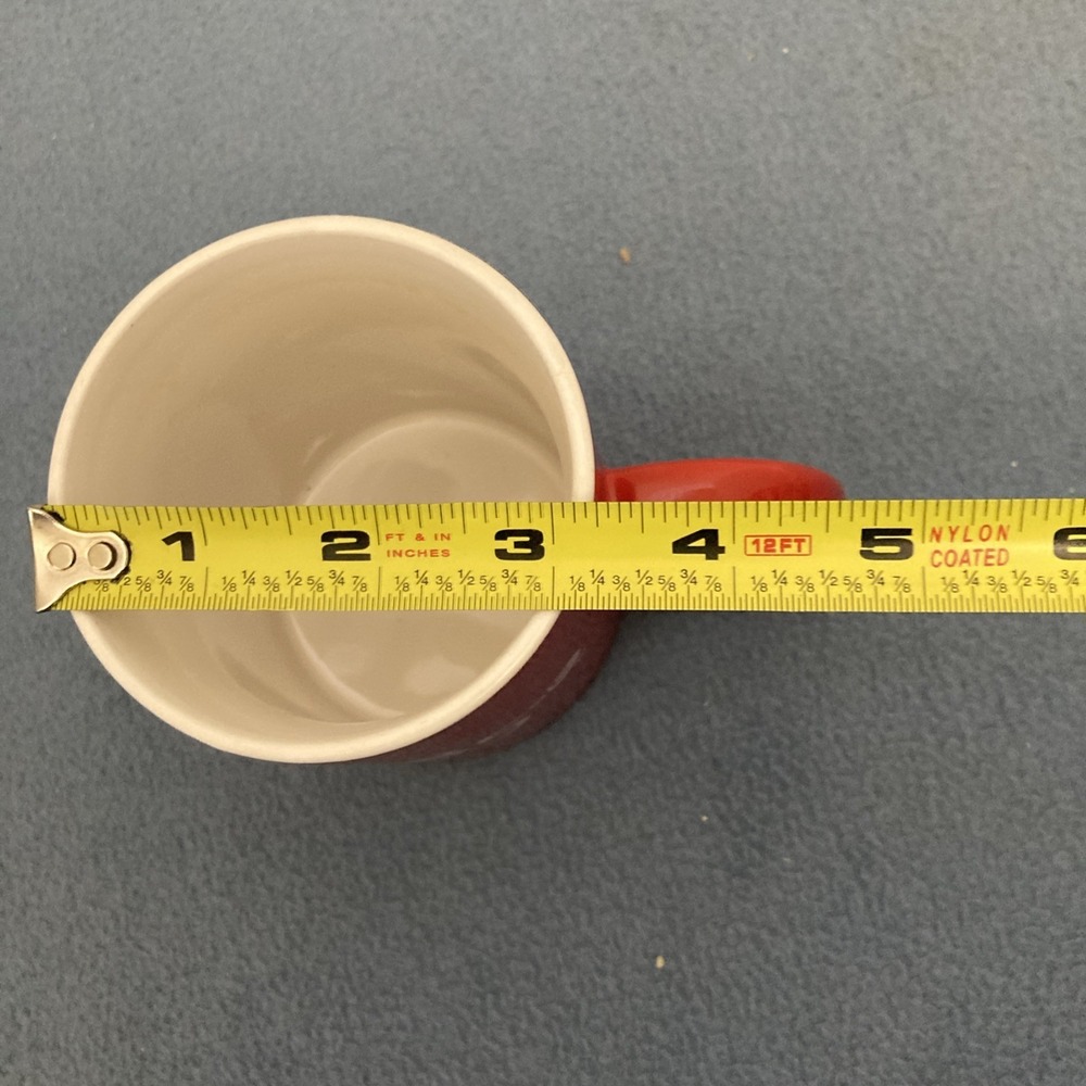 85°C Bakery Red "I ❤️ 85°C" Texas Theme 16oz Coffee/Tea Mug - Picture 8 of 8